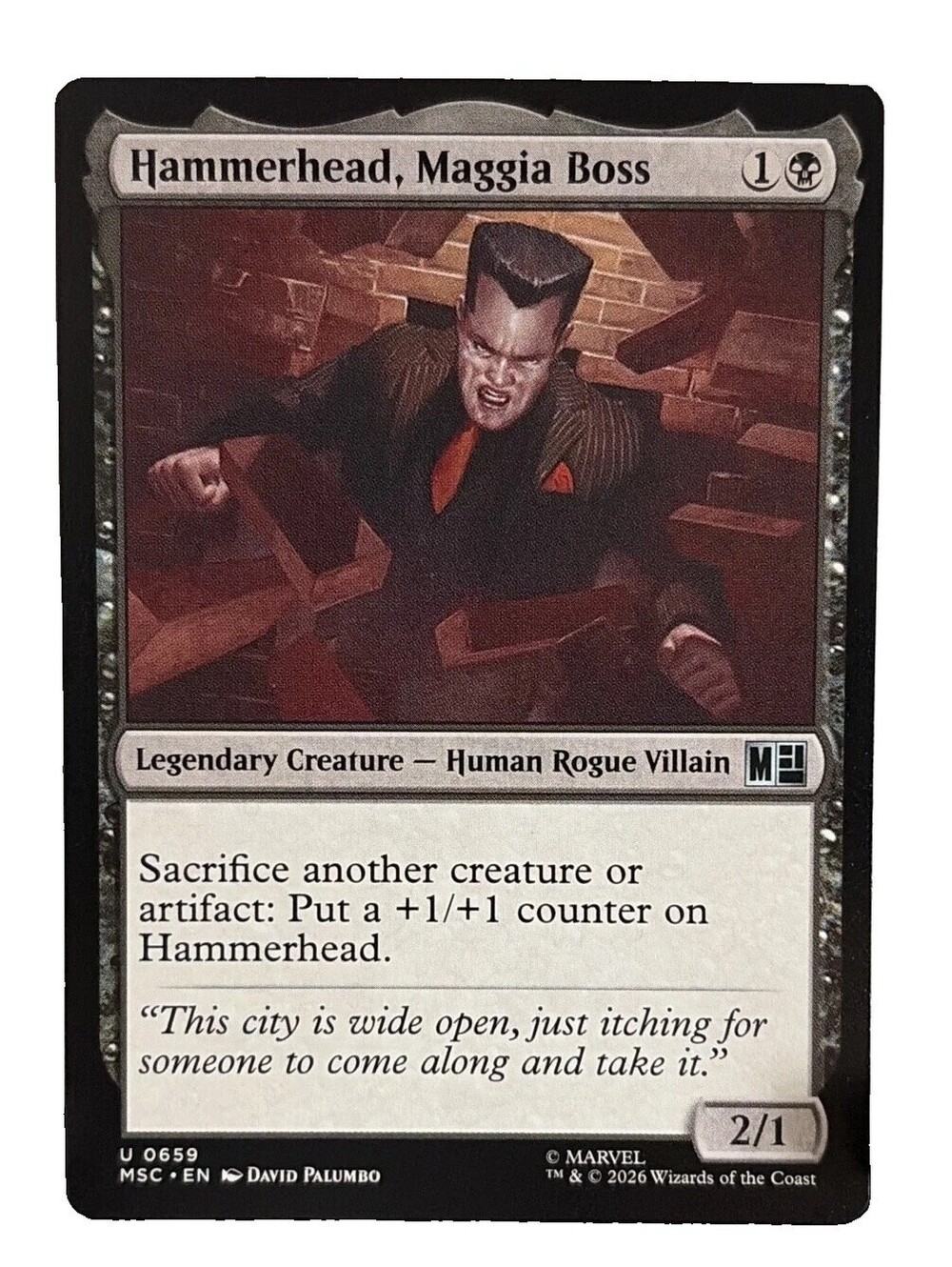 Hammerhead, Maggia Boss Commander: Marvel Super Heroes Regular